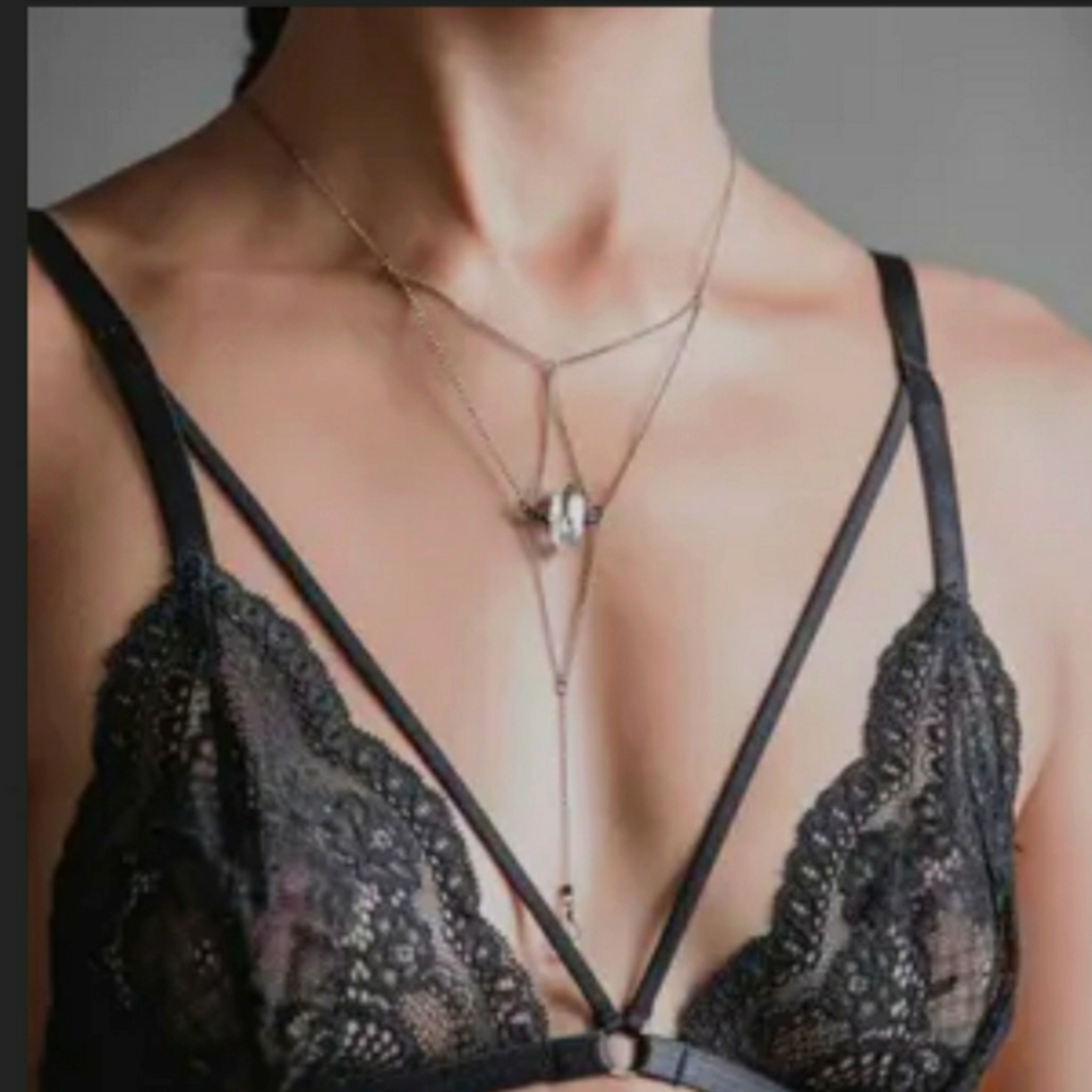 Smoky Quartz Lariat Necklace